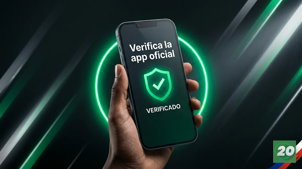 Cómo verificar que la app o el APK de 20Bet que descargas en Chile es la oficial